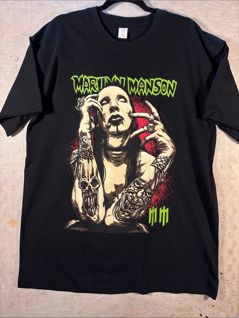 Black Graphic Short-Sleeve Tee